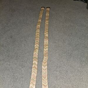 Chevron Patterned Knit Scarves